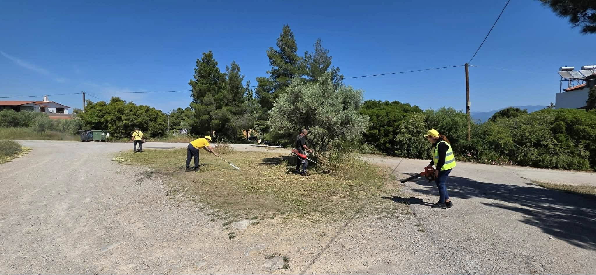 Σημαντικά έργα καθαριότητας σε μεγάλη κοινότητα της Εύβοιας