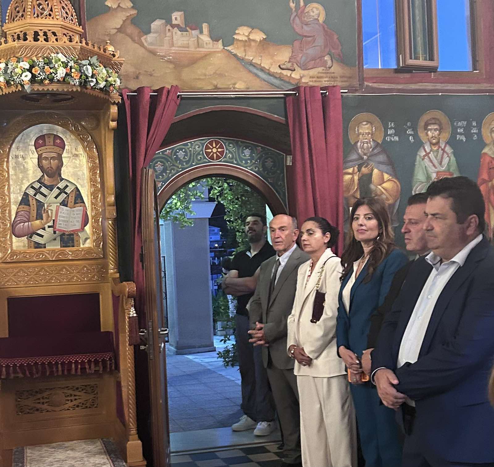 Συγκινητικές ευχές του Μητροπολίτη Χαλκίδος στην Κωνσταντίνα Καραμπατσώλη για την ονομαστική της εορτή