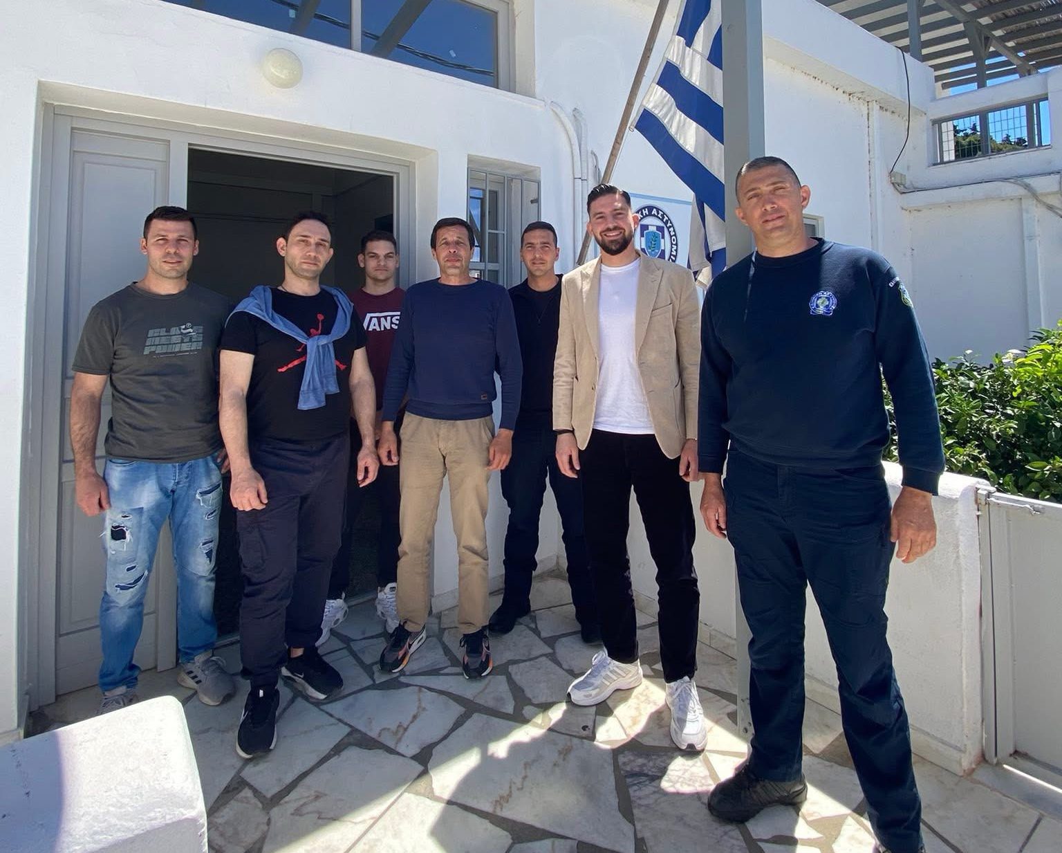 Θερμή υποδοχή από τους Σκυριανούς στον Απόστολο Σπανό