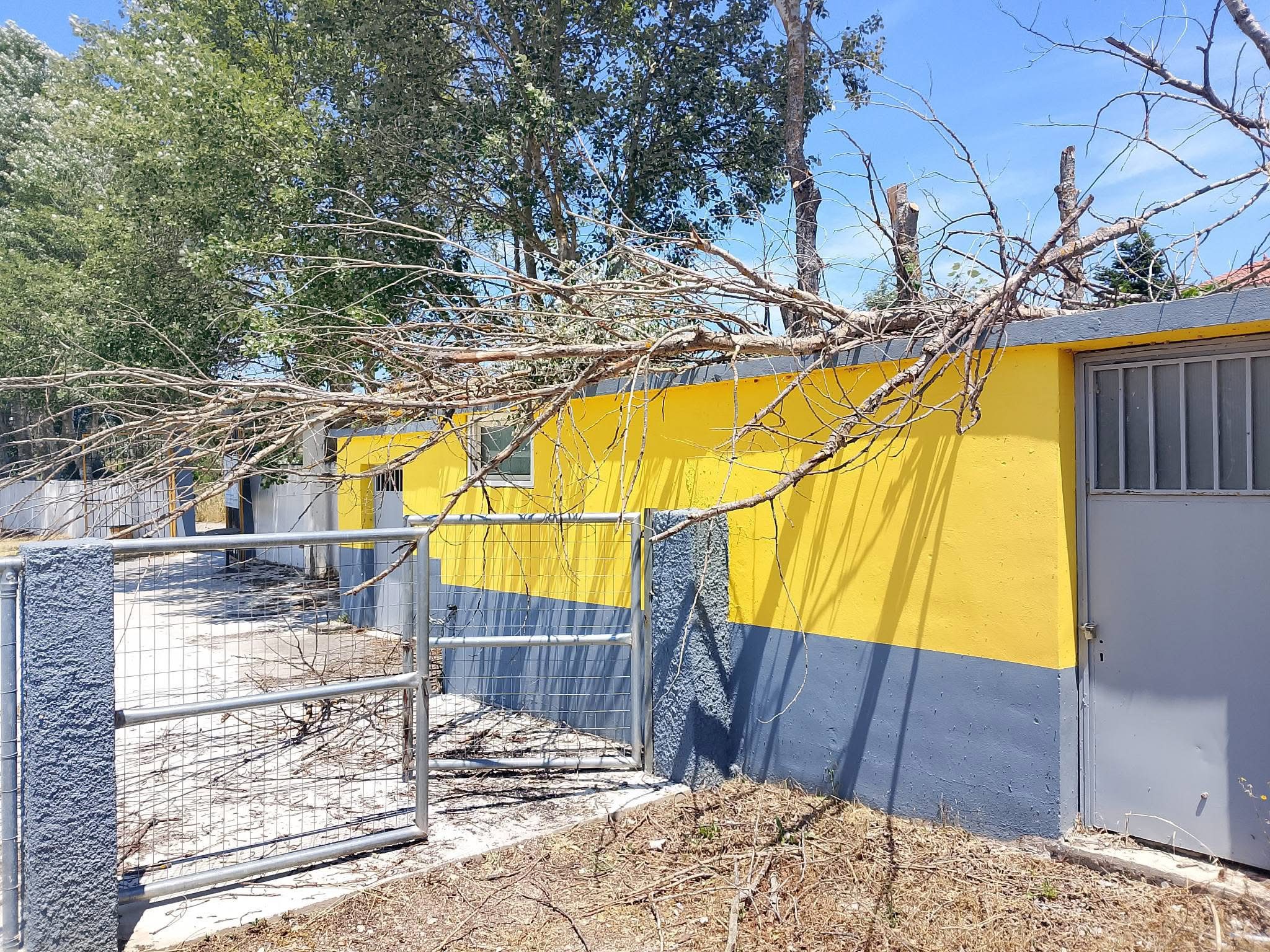 Εικόνες ντροπής στην Εύβοια: Άγνωστοι βανδάλισαν ιστορικό γήπεδο