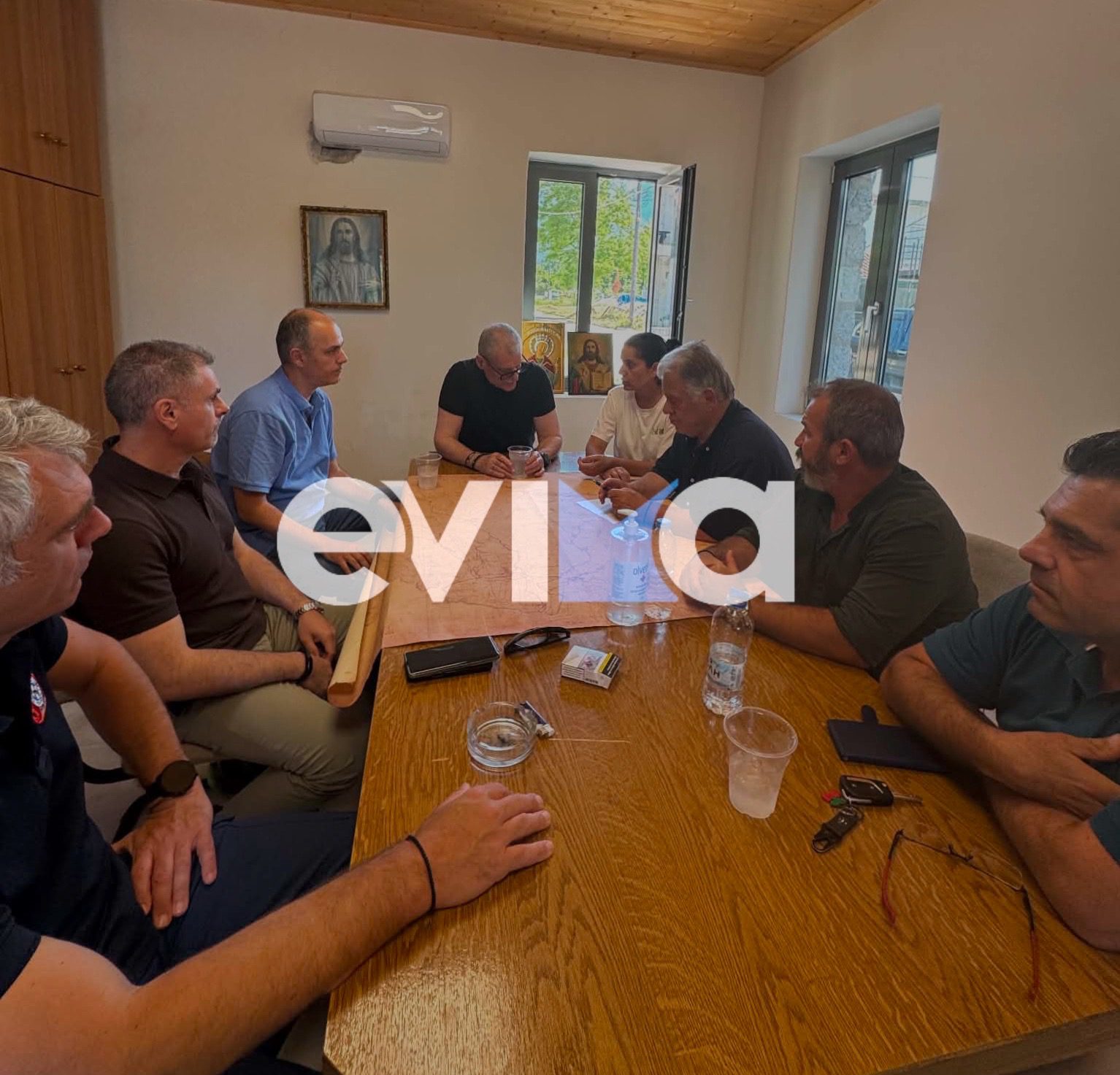 Τώρα στο Προκόπι Ευβοίας ο υπουργός Πολιτικής Προστασίας για το σεισμό