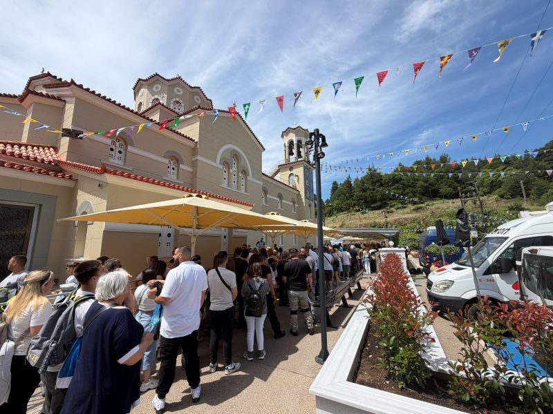 Εύβοια: Ρίγη συγκίνησης την Κυριακή της Πεντηκοστής στον Όσιο Ιωάννη το Ρώσσο