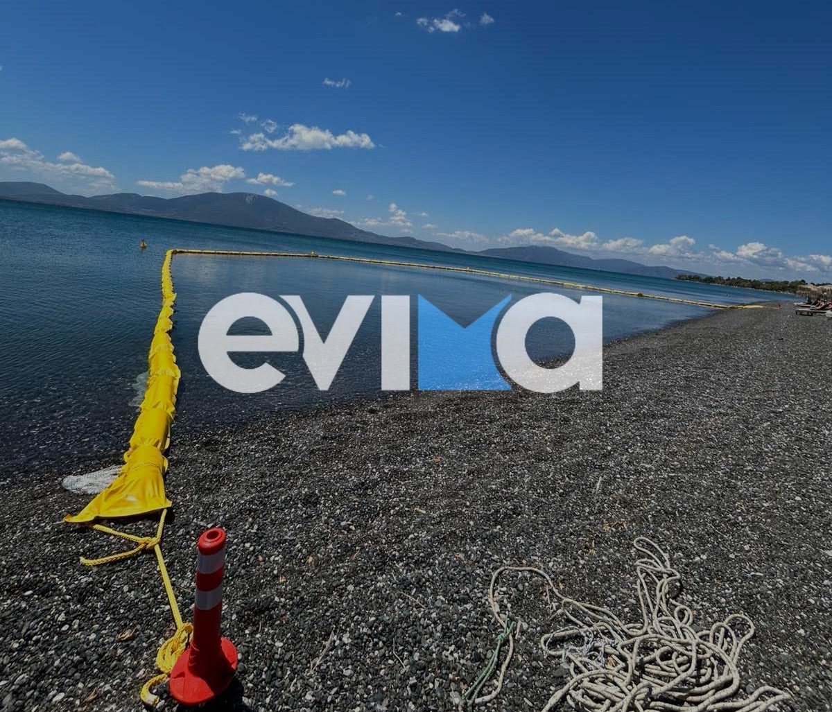 Εύβοια: Ασφαλέστερες βουτιές και σε αυτή την παραλία με δίχτυ κατά των μεδουσών