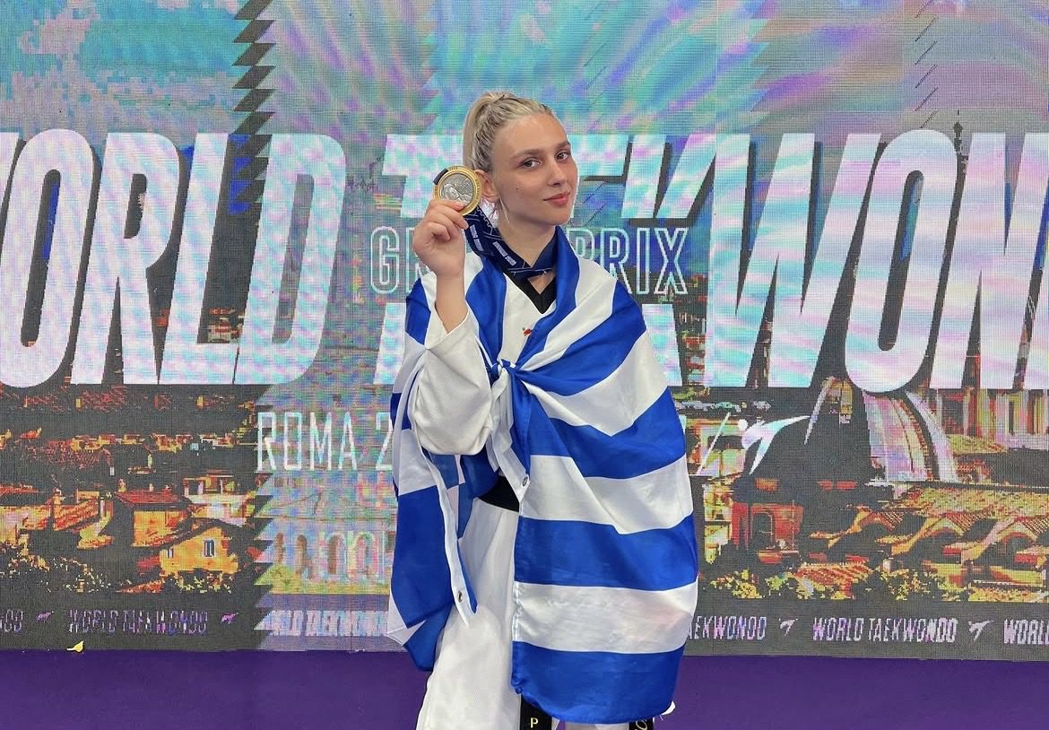 Ηρωικό χρυσό για τη Χριστίνα Γκέντζου στο Taekwondo