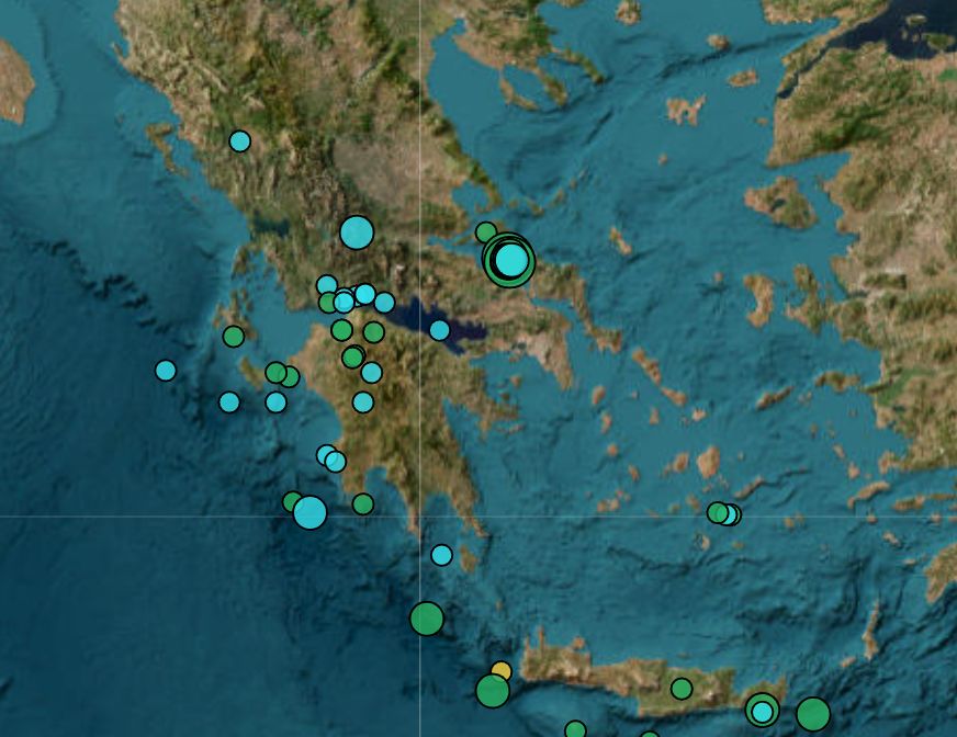 Δείτε live που έκανε σεισμό στην Εύβοια