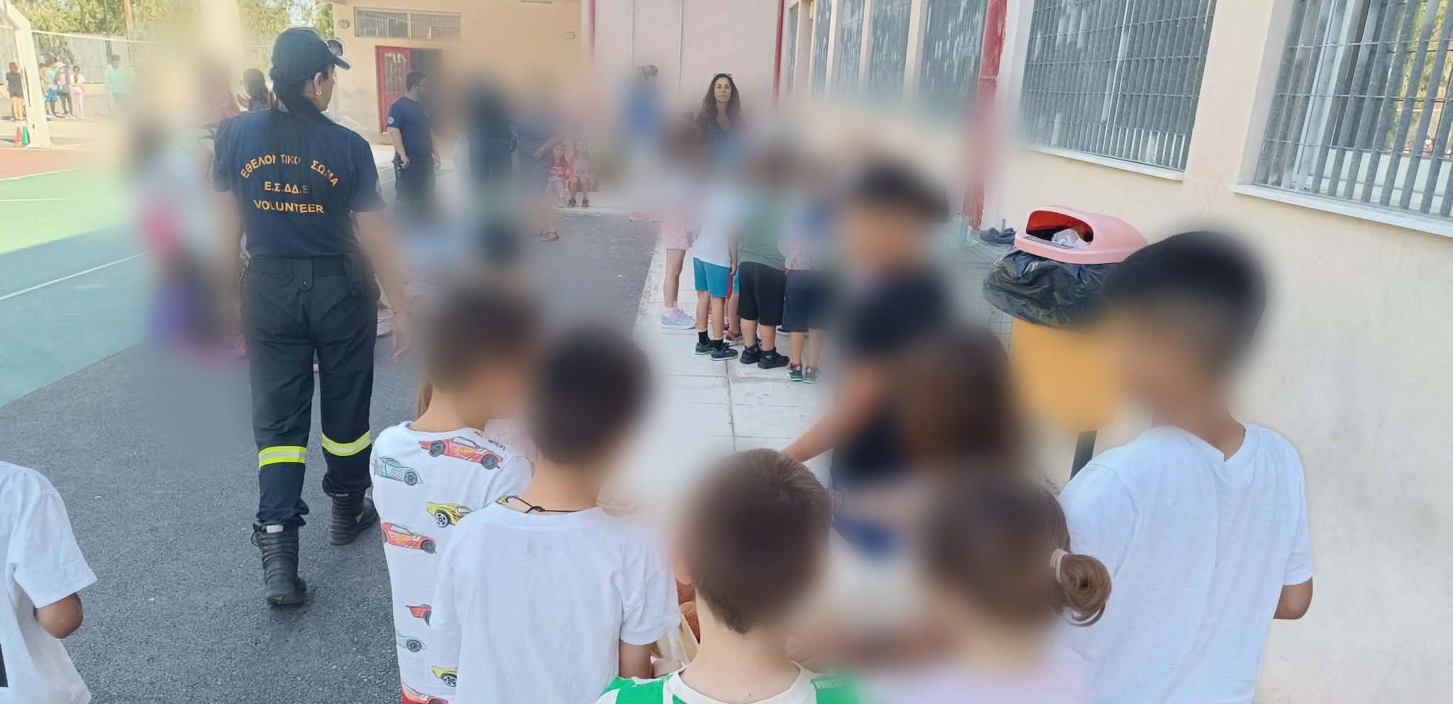 Εύβοια: Εθελοντές εκπαίδευσαν μαθητές για πυρόσβεση και πρώτες βοήθειες