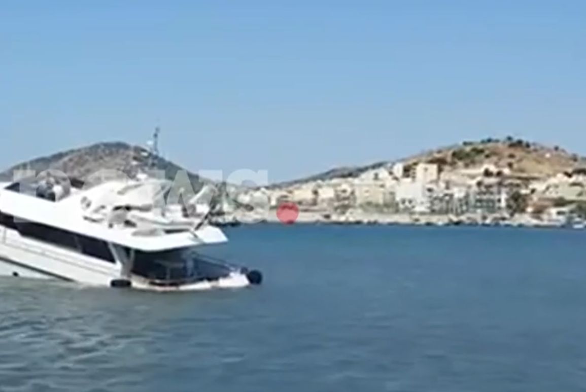 Σαλαμίνα: Συναγερμός στη μαρίνα για πολυτελή θαλαμηγό που άρχισε να βυθίζεται