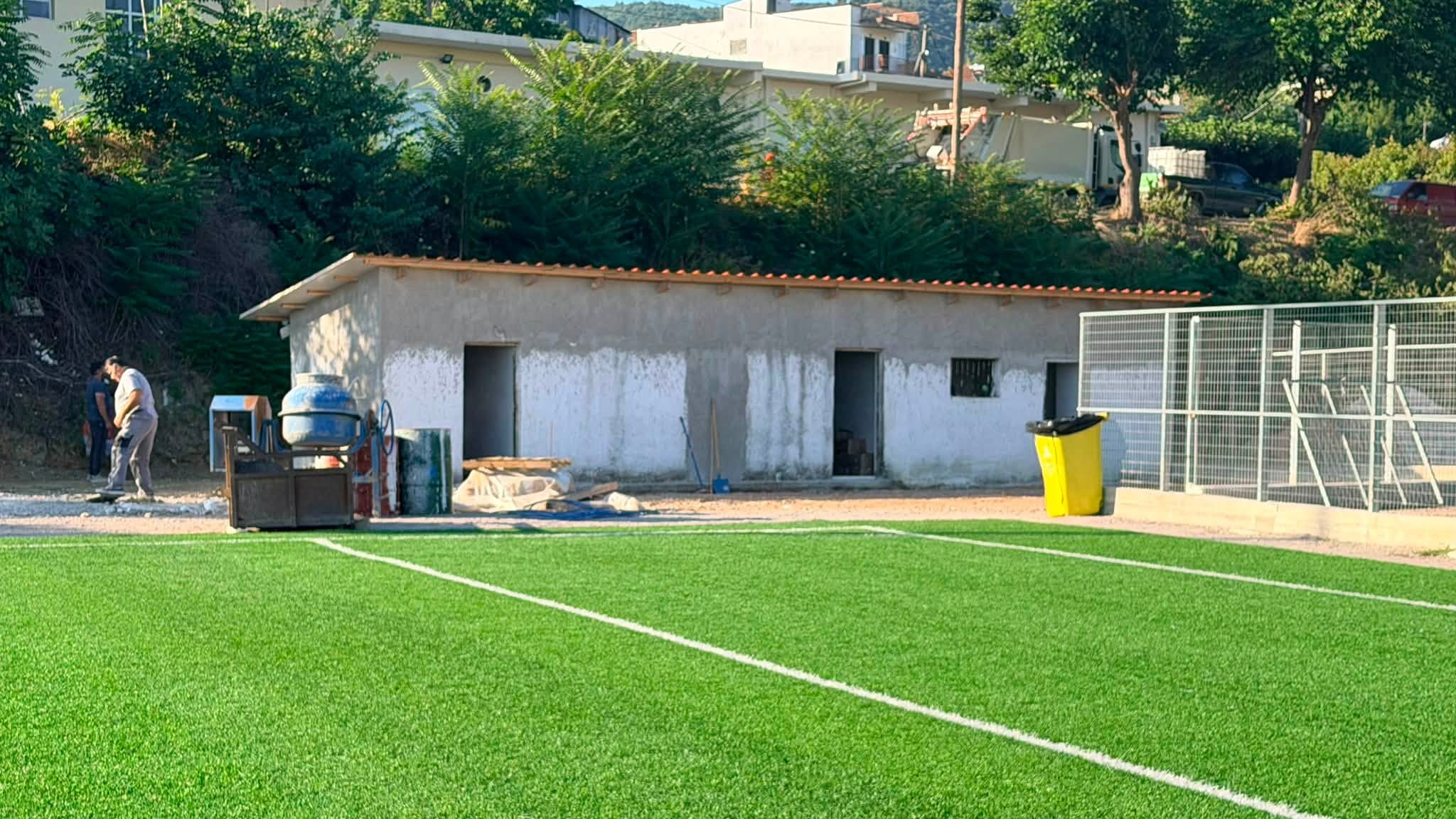 Σε αυτό το γήπεδο τη Εύβοιας έφτιαξαν νέα αποδυτήρια