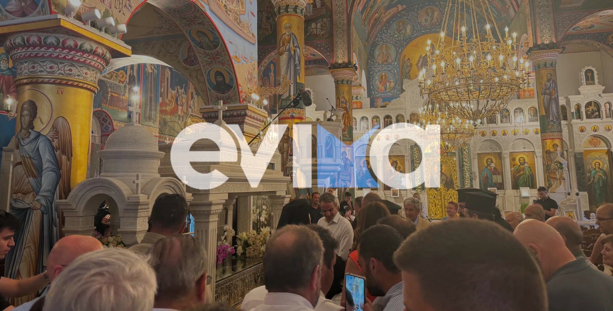 Εύβοια: Στον Όσιο Ιωάννη το Ρώσσο ο πρωθυπουργός