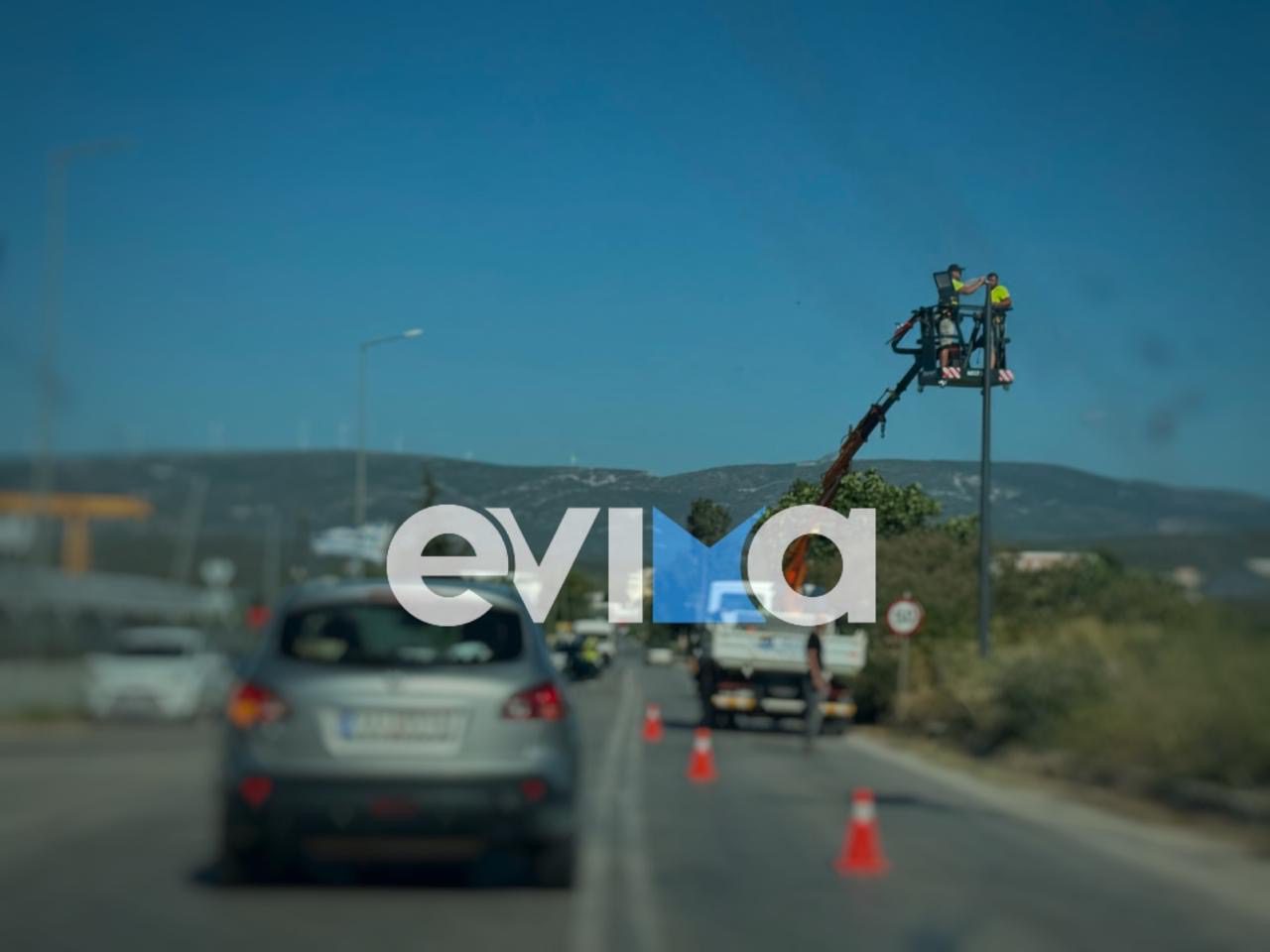 Μεγάλη προσοχή σε κεντρικό δρόμος της Εύβοιας – Δείτε τι συνέβη τώρα