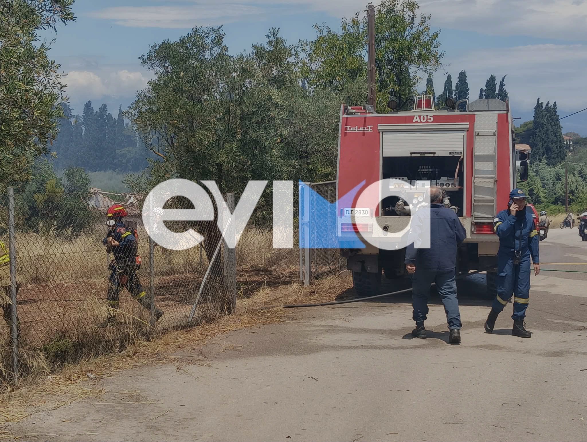 Γυναίκα τραυματίστηκε στην φωτιά στην Εύβοια