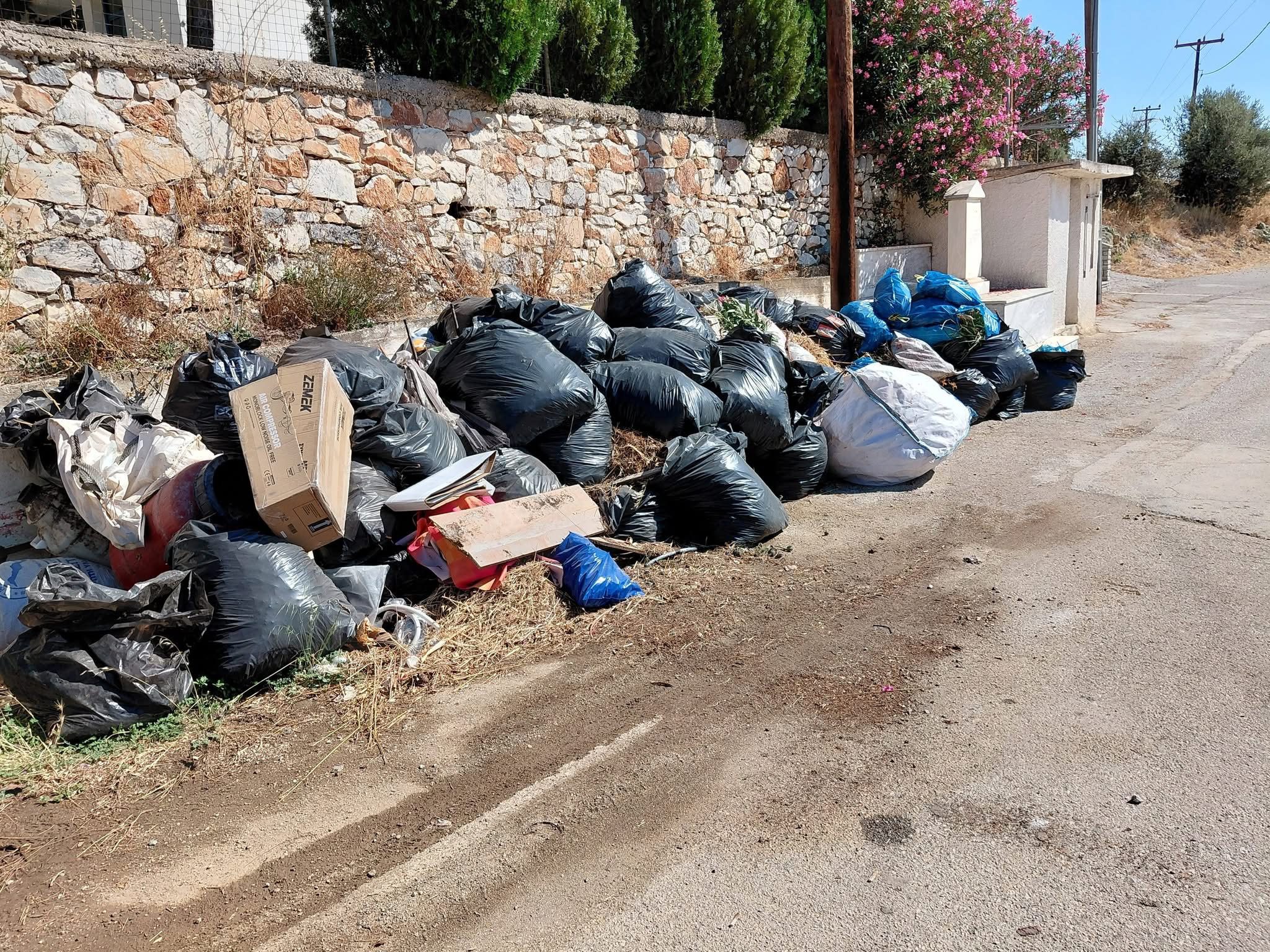 Χωριό της Εύβοιας «πνίγεται» από τα σκουπίδια – Ασυνείδητοι τα πετούν όπου βρουν – Εικόνες ντροπής