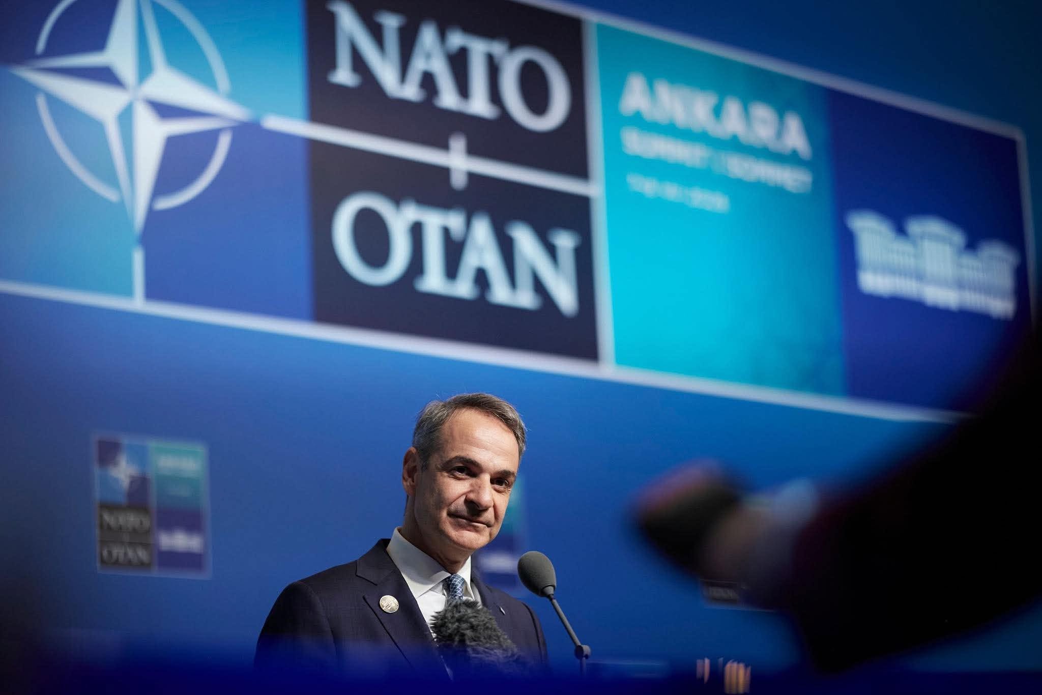 Μητσοτάκης από Άγκυρα:  Το ΝΑΤΟ οφείλει να στηρίζεται στις σχέσεις καλής γειτονίας