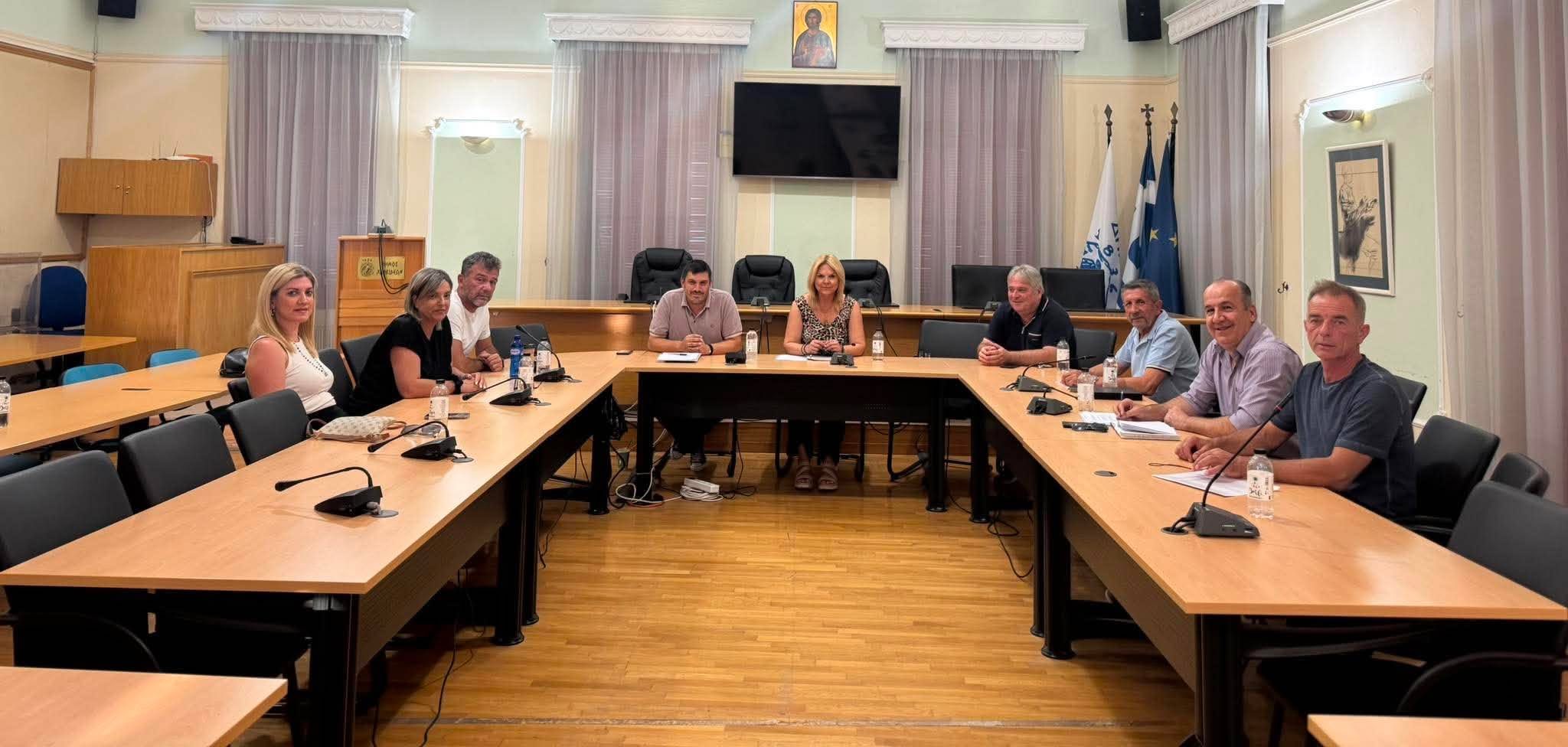 Συνάντηση του νέου Δ. Σ. του Α.Ο. Χαλκίς με τη Δήμαρχο Χαλκιδέων, Έλενα Βάκα