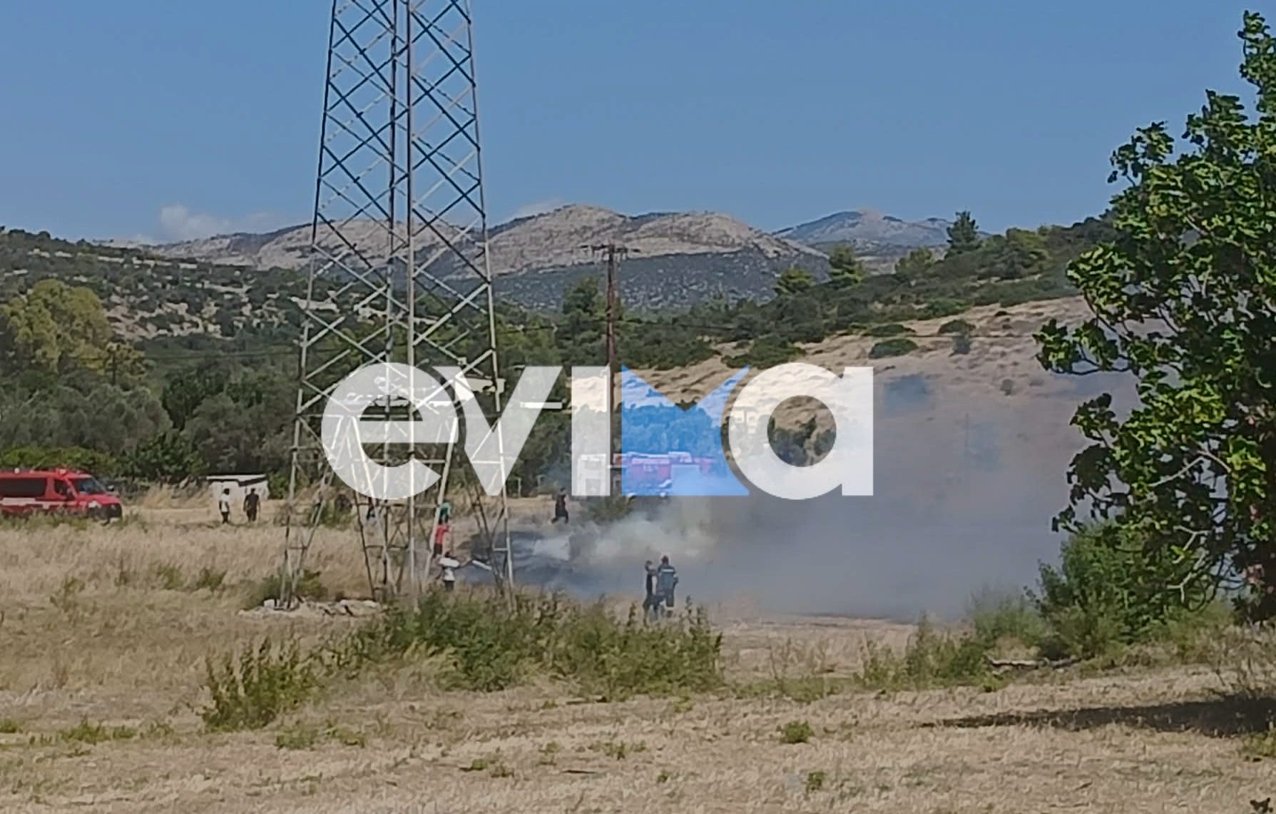 Νέα φωτιά τώρα στην Εύβοια