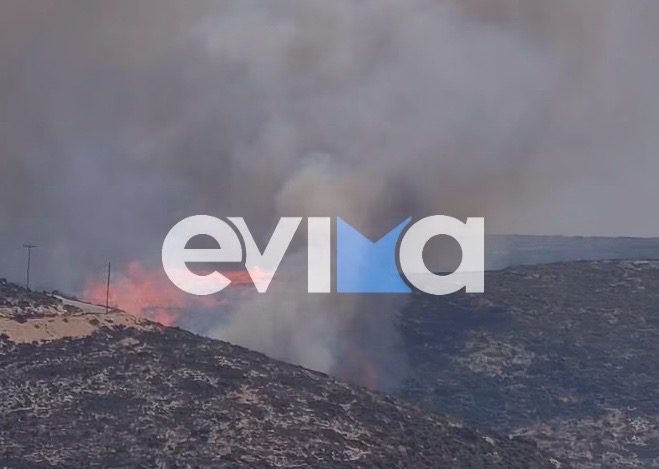 Φωτιά τώρα στη Σκύρο