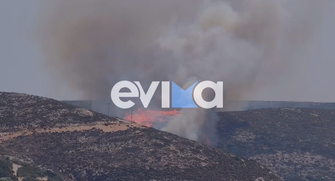 Φωτιά τώρα στη Σκύρο