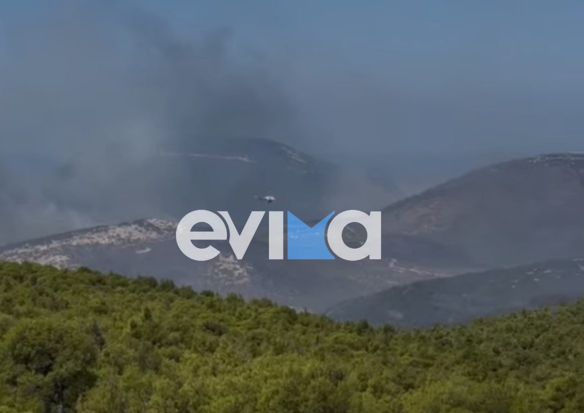 Σκύρος: «Καλύτερη η εικόνα της φωτιάς, εξακολουθεί να είναι δύσκολη»