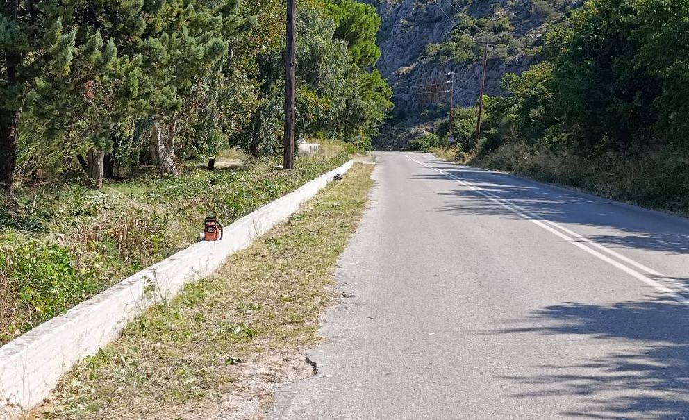 Σε αυτή την περιοχή της Εύβοιας κάνουν έργα «μέρα νύχτα»