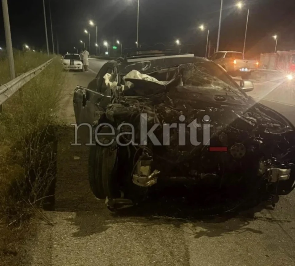 Κρήτη: Τροχαίο με έναν νεκρό και έναν τραυματία