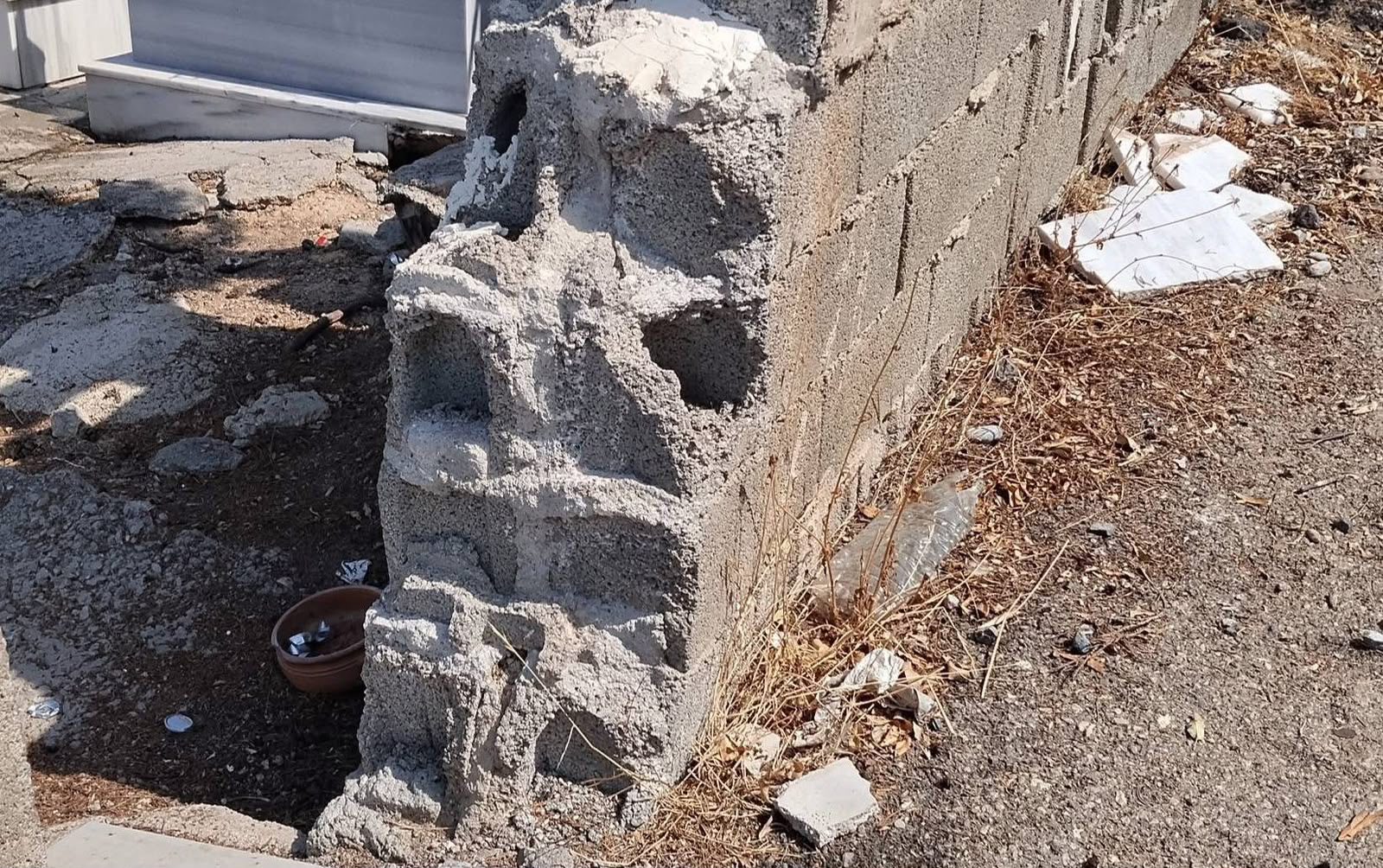 Οργή στην Εύβοια για εικόνες ντροπής σε νεκροταφείο: «Δεν υπάρχει σεβασμός στους ανθρώπους μας»