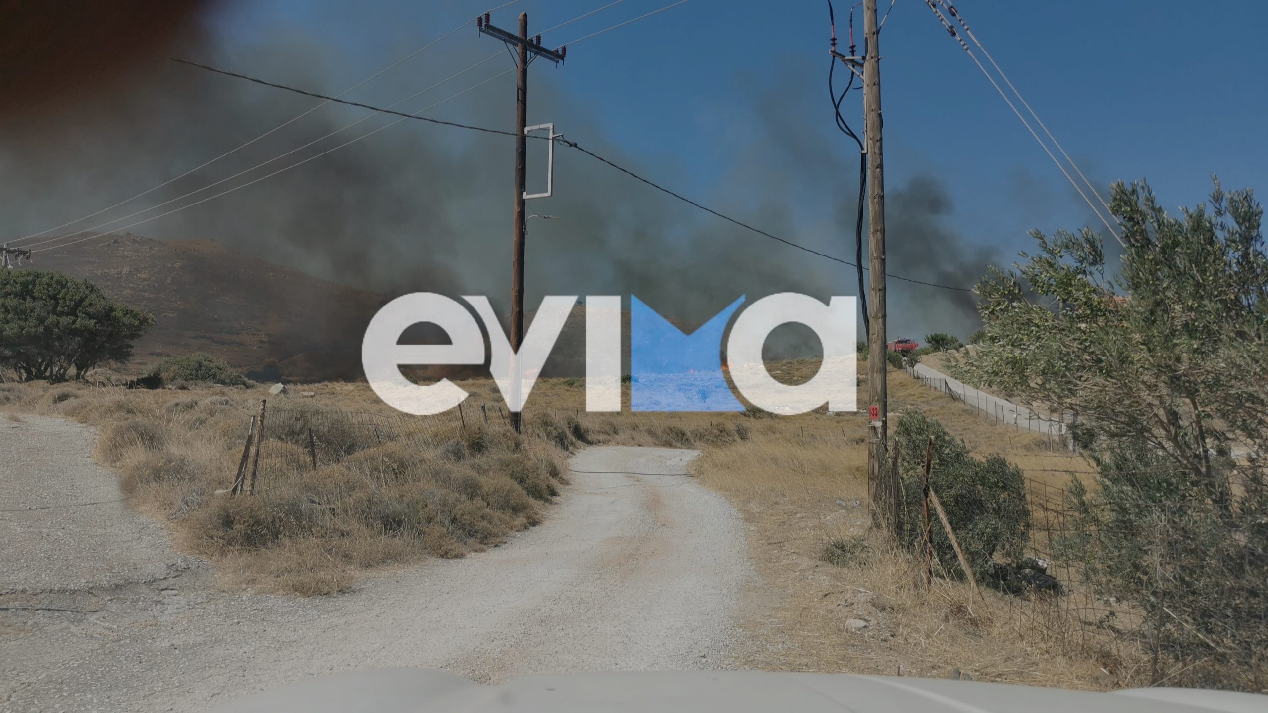 Φωτιά τώρα στην Εύβοια- Οι πρώτες εικόνες