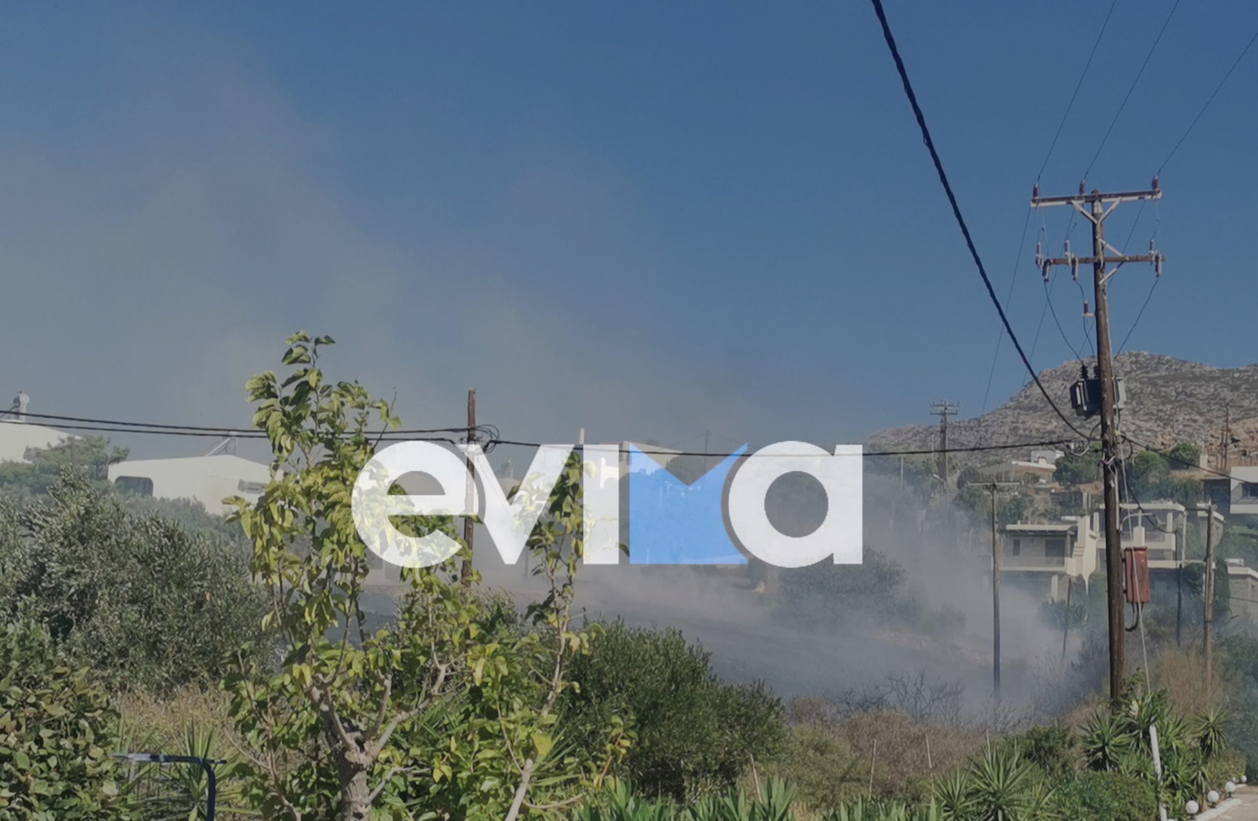 Φωτιά στην Εύβοια: Ήχησε το 112 – «Παραμείνετε σε ετοιμότητα» – Σηκώθηκαν εναέρια μέσα