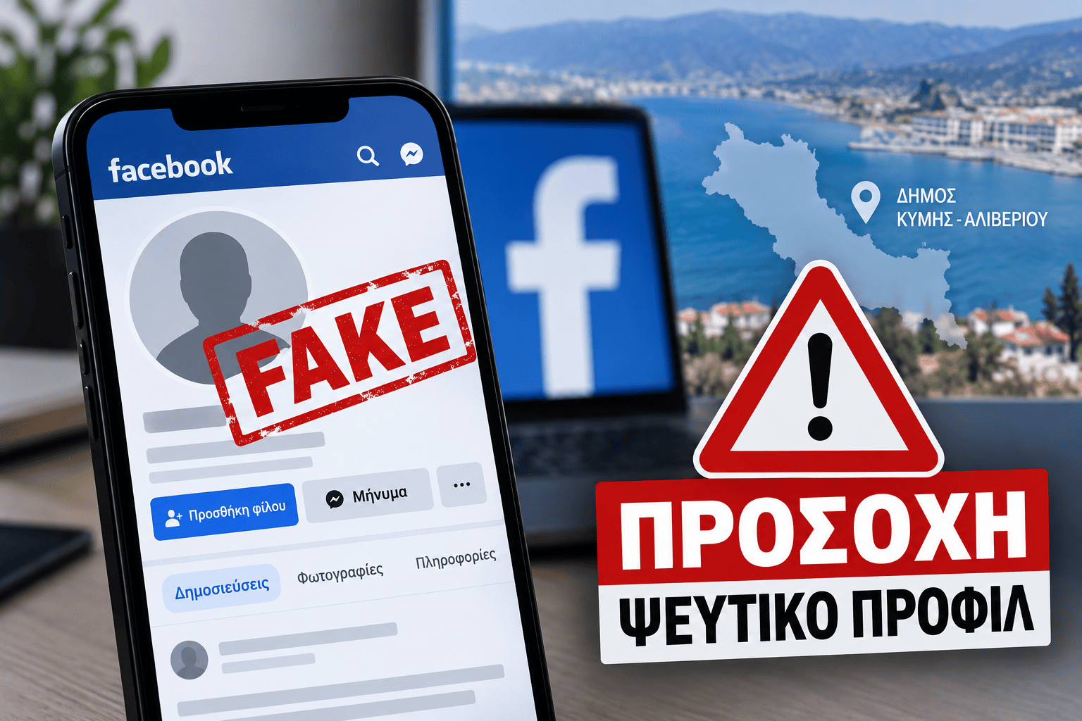 Προσοχή: Ψεύτικο προφίλ παριστάνει πρώην αντιδήμαρχο στην Εύβοια – Η καταγγελία