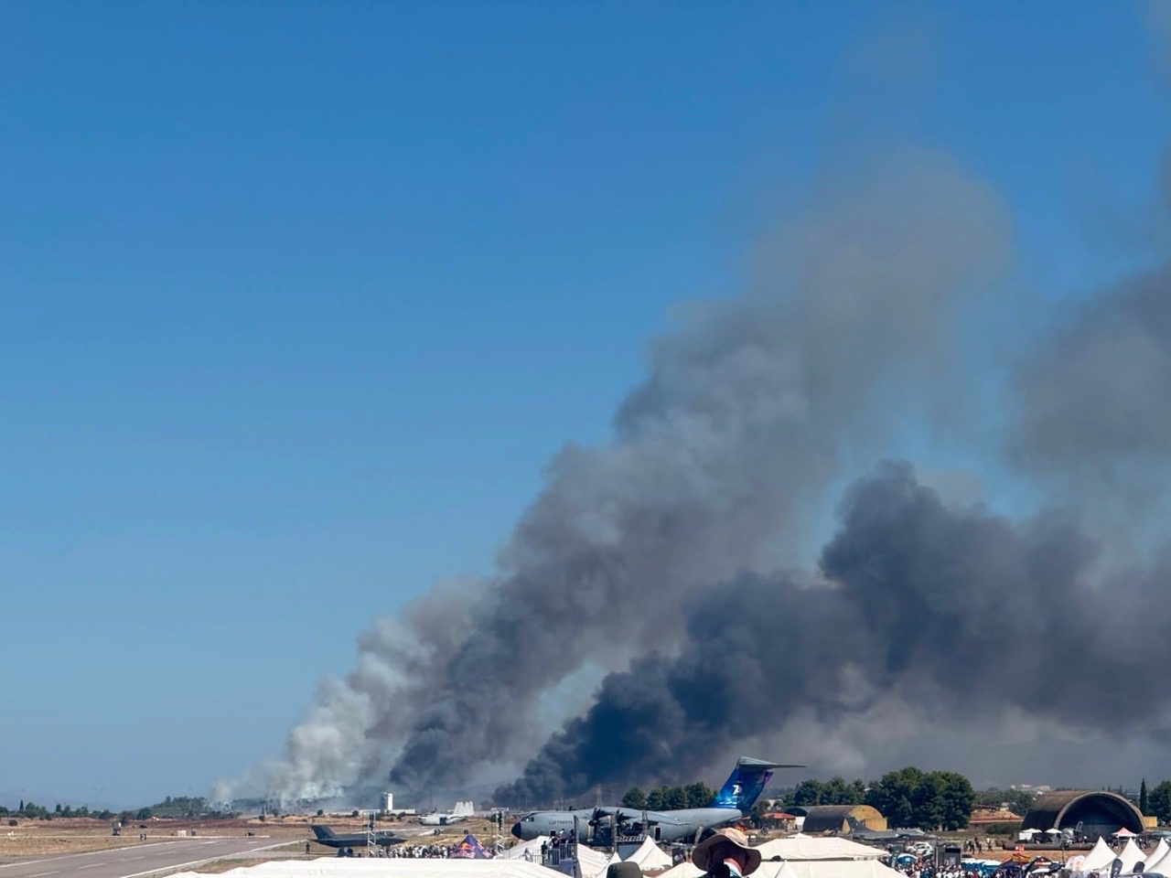 Τανάγρα: Έπεσε Phantom κατά τη διάρκεια των αεροπορικών επιδείξεων Athens Flying Week