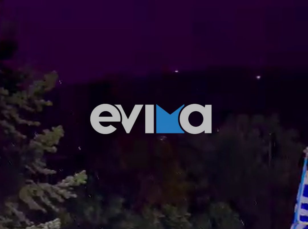 Η κακοκαιρία «σφυροκοπά» την Εύβοια: Σφοδρή καταιγίδα και καταρρακτώδης βροχή (vid)