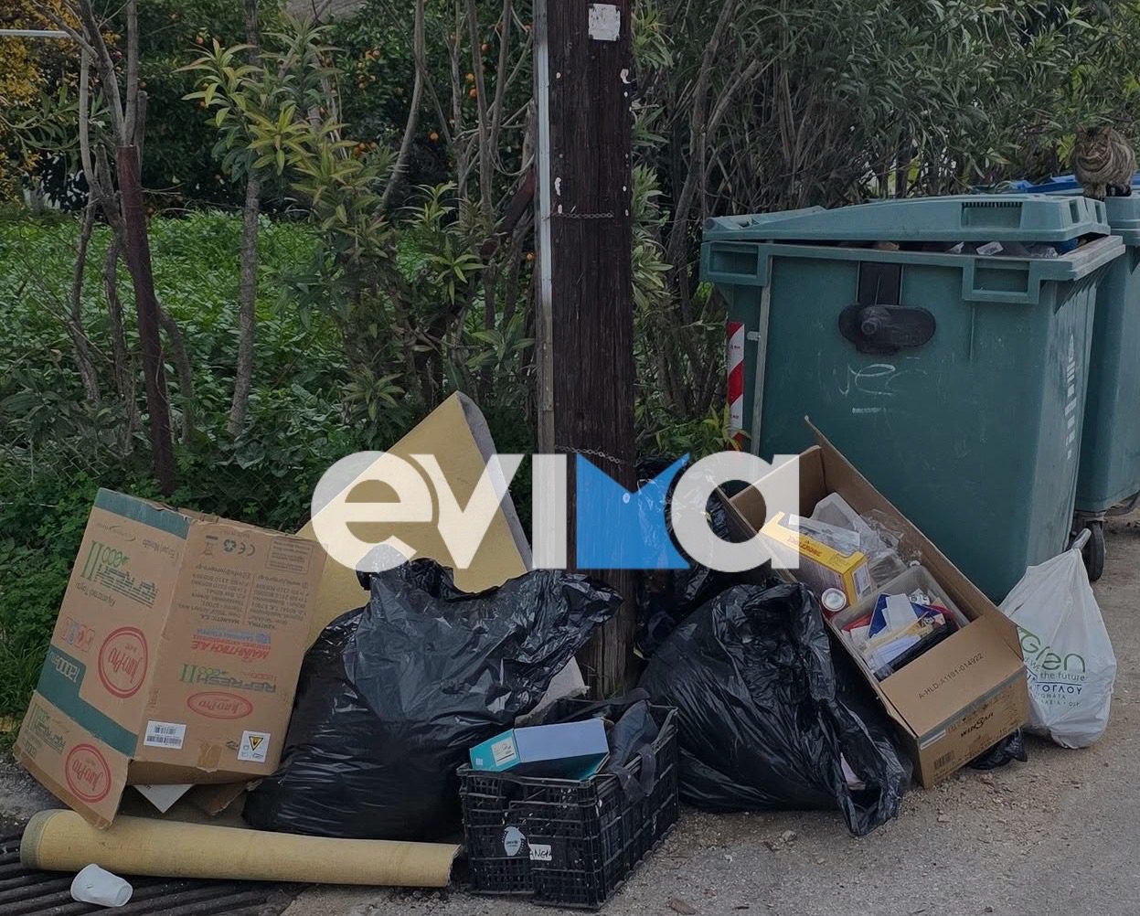 Απαράδεκτες εικόνες στην Εύβοια: Πετούν μπάζα δίπλα από κάδους απορριμμάτων- Έρχονται πρόστιμα