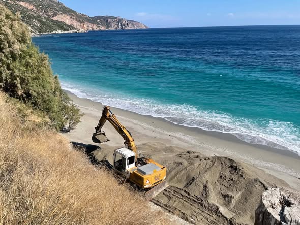 Ξεκίνησε μεγάλο έργο πάνω από 500.000 ευρώ σε παραλία της Εύβοιας